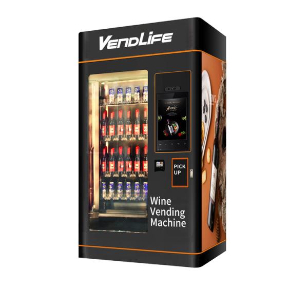 Buy cheap Multimedia Wine Vending Machines 550kg Gross Weight Easy Remote from wholesalers