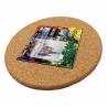 Buy cheap Decorating Round Cork Backed ceramic tiles Placemat Trivets For Hot Dishes Recyclable Durability from wholesalers