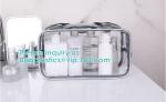 travel carry on airport clear pvc makeup bag, Toiletry Beauty Makeup Cosmetic