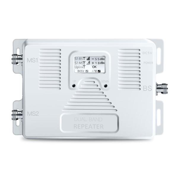 Buy cheap 2G 3G 4G Wireless Cell Phone Booster Dual Output 900MHz 1800MHz from wholesalers