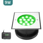 380LM 9W DMX512 Park Led Ground Lights DC24V SS316L Waterproof