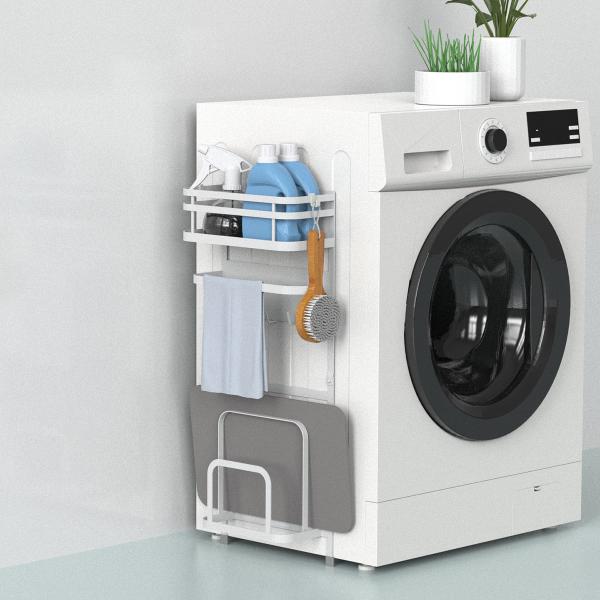 Buy cheap Wall Mount 2 Tier Japanese Bathroom Organizer magnetic laundry drying rack from wholesalers