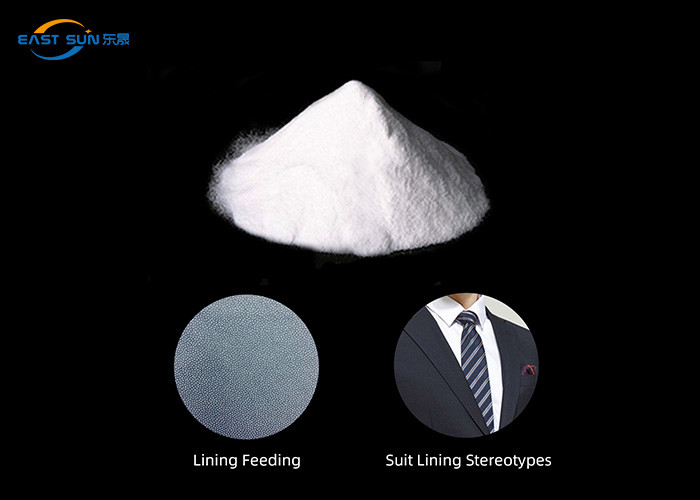 Melt Point 102 - 115 Degree Polyester Hot Melt Powder Adhesive For Heat Transfer Printing