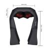 Buy cheap Black PU Cover Portable Neck Massager 4D Kneading With Red Light Warm Massage from wholesalers