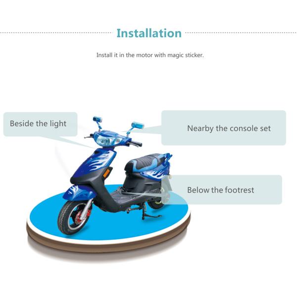 UBLOX-7020 GPS Tracker With 3D Acceleration Sensor For Motorcycle/Electrical Bike