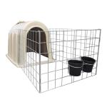 2100*1450*1400mm Plastic Calf House Small Calf Hutch with Food Grade Feeding