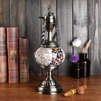 Buy cheap Romantic Table Lamp Decorative Light Turkish Lamp Glass Colorful Handmade Glass product