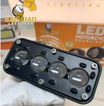 10 Beads Fog Light Aluminum RGB White Yellow Flash Dual Color Motorcycle Spare