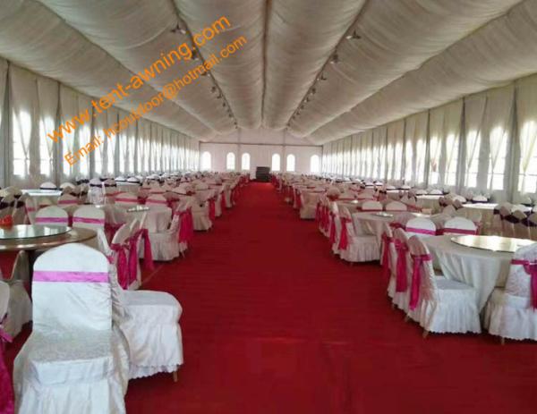 Buy cheap 1000 People Capacity Wedding Party Tents Made of Extruded Aluminum Event Marquee from wholesalers