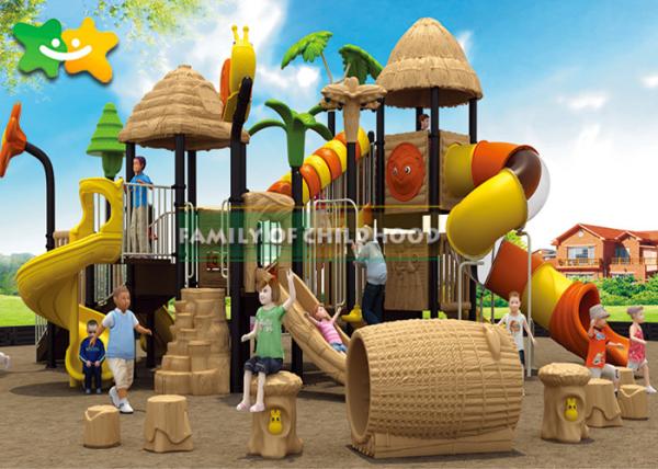 Buy cheap Kindergarten Plastic Playground Slide Safety Ensured Attractive Large Size from wholesalers