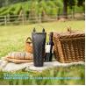 Buy cheap Single Wine Gift Tote Bag, Insulated Padded Thermal Wine Bottle Carrying Cooler Carrier For Travel, Picnic, Gift from wholesalers