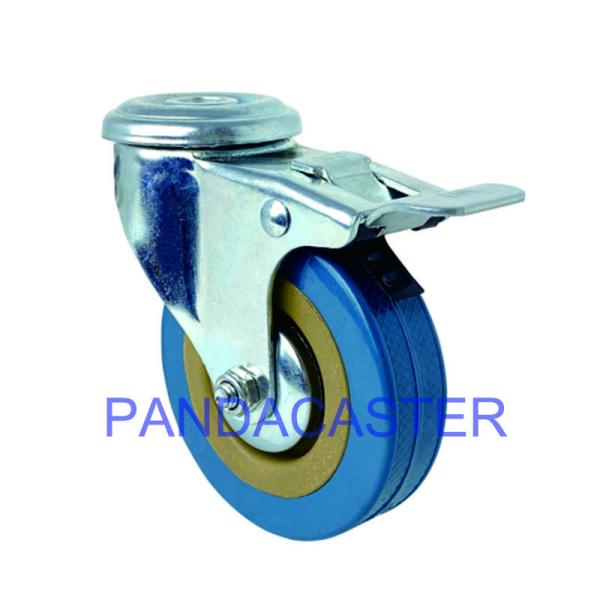 Buy cheap 3 Inch PVC Wheels Bolt Hole Caster , Trolley Swivel Type 75mm Wheel Diameter from wholesalers