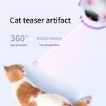 Laser Cat Toy Pet Christmas Gift ABS Kitten Charging Automatic Function