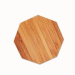 110KHZ - 205KHZ Multifunction Wireless Charger 8mm Sensing Bamboo Wooden Color