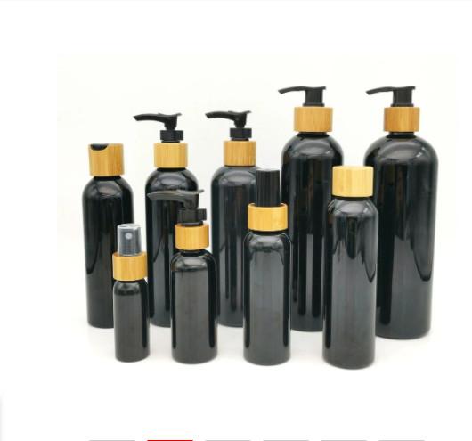 Buy cheap Skincare Plastic PET Shampoo Bottle Lotion Pump White Black Bamboo Lotion Pump from wholesalers