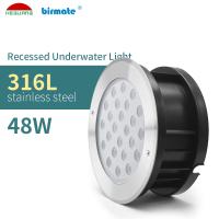 Buy cheap manufacturers 48W 4000LM IP68 structure waterproof Recessed Underwater Lights product