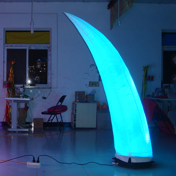 Custom Logo Inflatable Column 3.5m Advertising Classic With Light