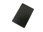 CR80 Plain Matte Black Metal Business Cards Blanks Steel Round Corner