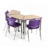 Buy cheap Classroom Single Seat Desk H750mm Steel School Furniture high quality school furniture from wholesalers