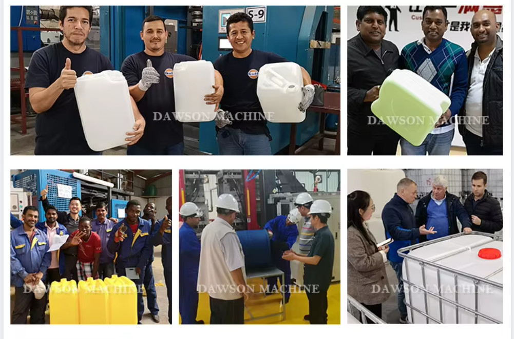 Double Station Double Die Head Plastic HDPE 5L 10L EURO ADBLUE Canister Blow Molding Machine