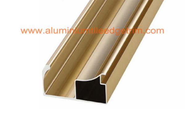 Buy cheap Customized Aluminium Cabinet Door Profiles , Aluminium Profile For Kitchen Cabinets from wholesalers
