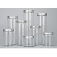 Buy cheap 65mm Plastic Jar Containers Transparent PET Wide Mouth Jars ODM product