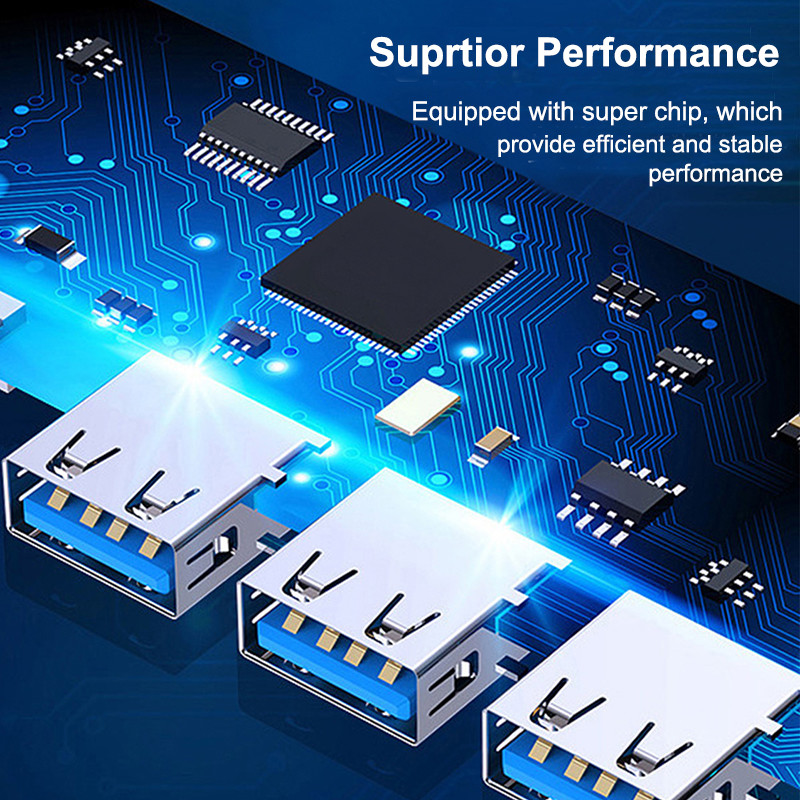 High Speed 4 Port Multi HDMI Type C Usb Splitter Adapter OTG
