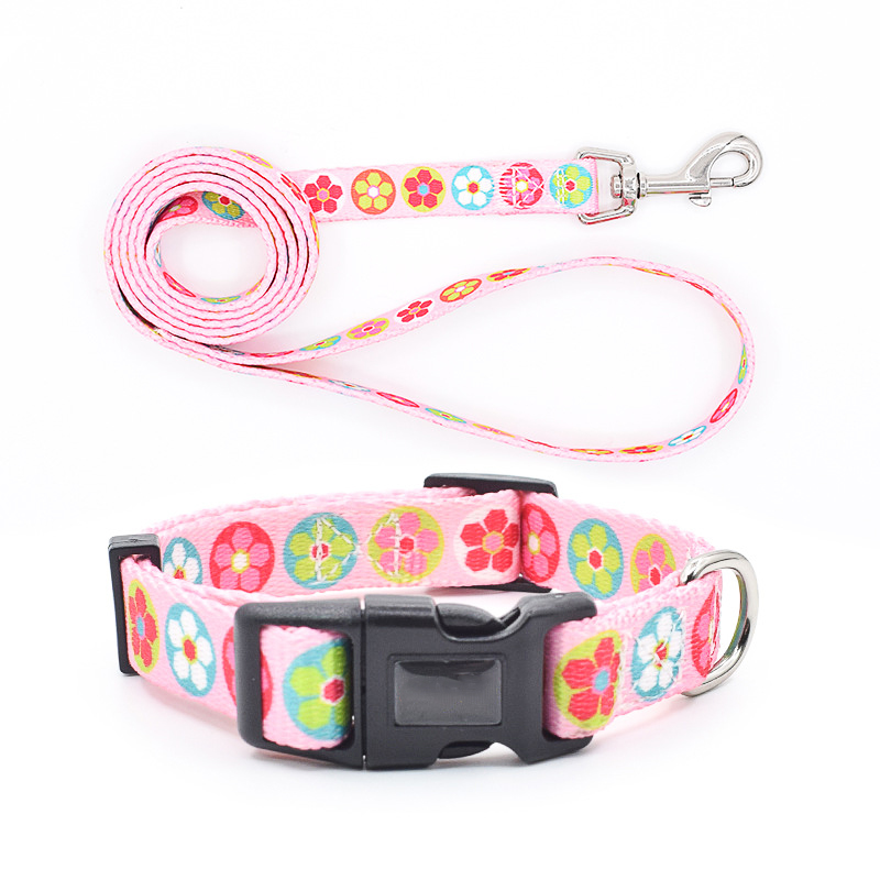 Customizable Adjustable Tactical Dog Collar and Leash Set Heavy Duty Canines