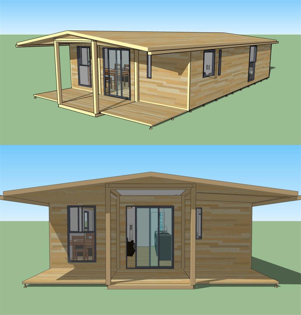 Strong Plasticity Custom Container House , Steel Frame Prefabricated Houses