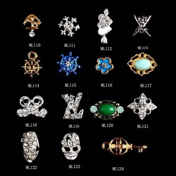 Buy cheap 3D Nail Art Decoration Alloy Jewelry Glitter Rhinestone ML110-124 from wholesalers