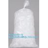 Buy cheap WICKETEDice pop plastic packaging ldpe flat clear polythene bags recycling supplier, Drawstring Closure Plastic Ice Bags from wholesalers