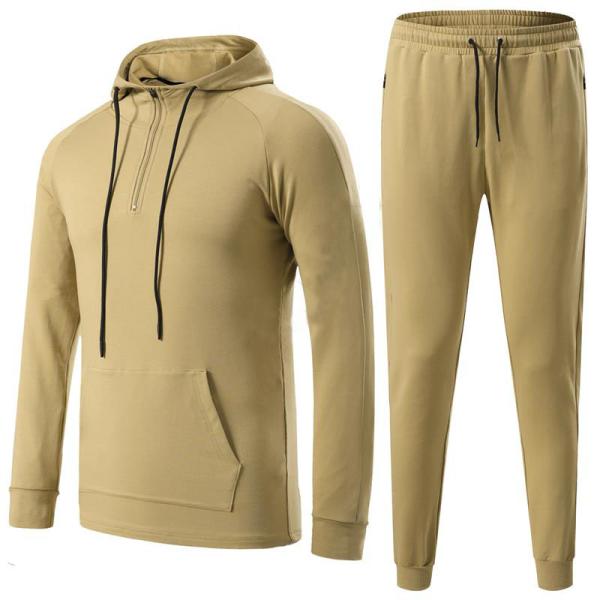 Hot sale Sweatsuit 2 Piece Custom Unisex Sport Jogging Suits Plain Men Sportswear Tracksuit