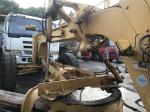 Original Color Used Komatsu Motor Grader 135hp Engine Power 4.9L Displacement