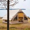 Buy cheap Outdoor Camping Inflatable House Tent Canvas or Oxford Family Part Tents for 3-4 Person from wholesalers
