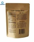 Clear Laminated Zipper Plastic 250ml Stand Up Coffee Pouches