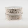 Buy cheap Beige Foil Gold Printed Cotton Ribbon For Valentines Day Gifts Packaging from wholesalers