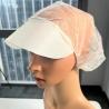 Buy cheap Workshop Food Industry PP Hair Cover White Disposable Non Woven Bouffant Peak Caps from wholesalers