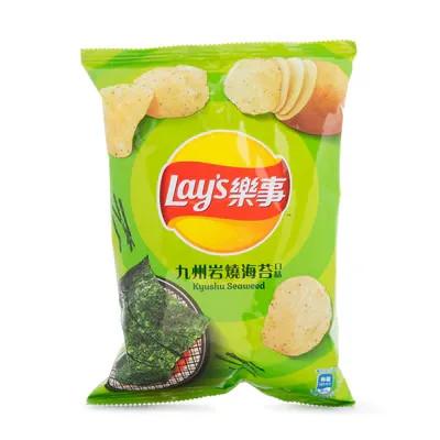 Buy cheap Lays Kyushu Seaweed Potato Chips - Economy Pack 54g - An Essential Addition to Your Range of Asian Snacks for Worldwide from wholesalers