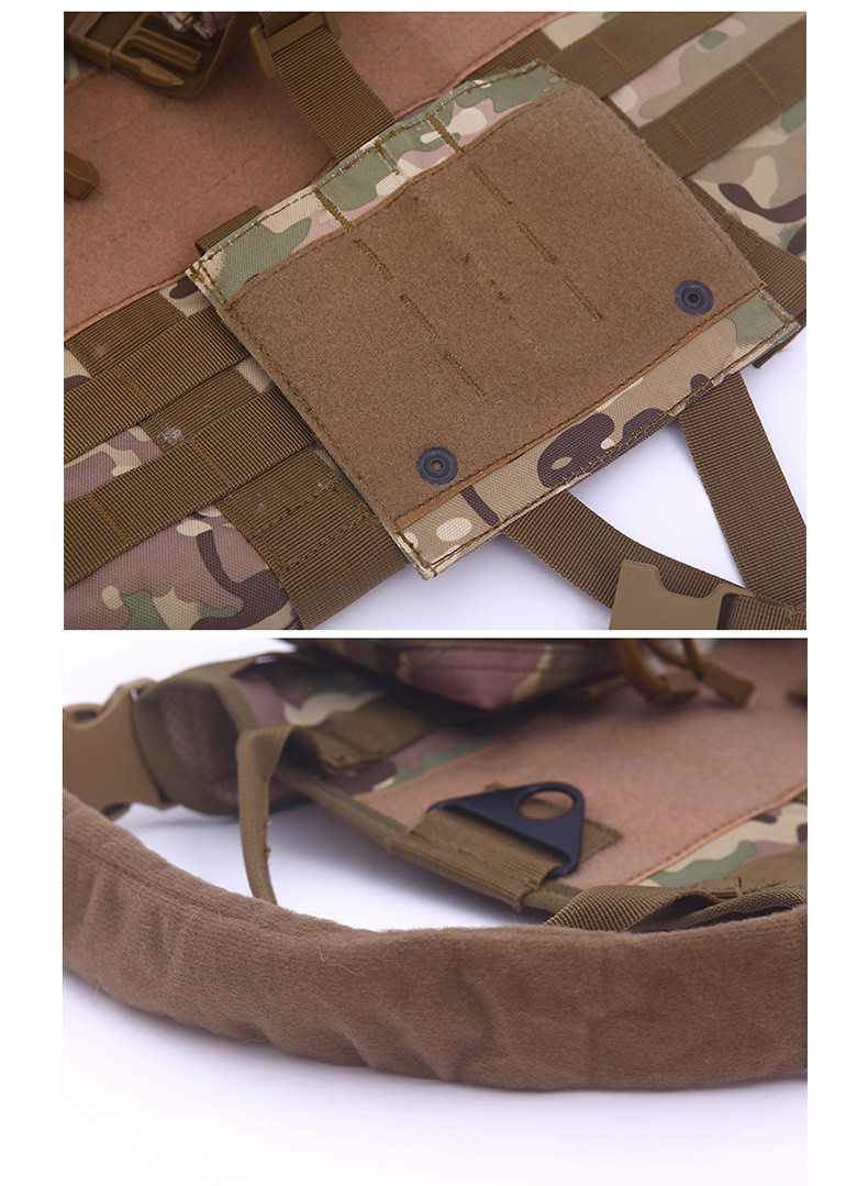 56cm Adjustable Dog Harness K9 Tactical Gear Defender Harness