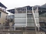 White Wastewater Treatment Tank , Fiber Rotating Drum Filter