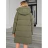 Buy cheap Classic Four Pocket Mid-Length Thickened Down Jacket, machine washable, woman winter coat, down jacket, bio down jacket, dark colour，bio fluff coat from wholesalers