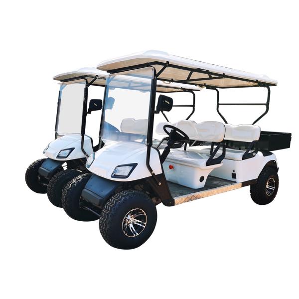Buy cheap White LSV EV Utility Cargo Golf Cart Vehicle 4 Seater For Farm Garden from wholesalers