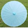 Buy cheap Wedding Party Chinese Paper Parasols Umbrella Solid Color 57cm Length 42cm Radius from wholesalers