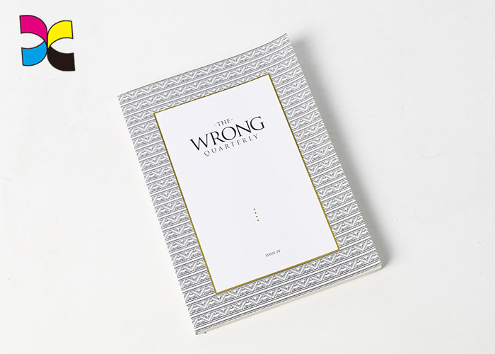 Simple Journal Book Printing Cmyk Matt Lamination Duplex Board Kraft Paper