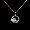 Buy cheap Embossed Logo 925 Sterling Silver Curb Chain / Single Pearl Necklace from wholesalers