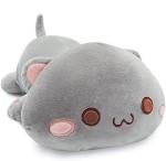 Onsoyours Cute Kitten Plush Toy 25.5" Stuffed Animal Pet Kitty Soft Anime Cat