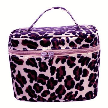 Buy cheap Hot selling cosmetic bag with printed leopard design from wholesalers