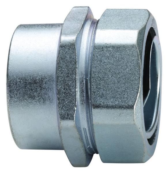 Buy cheap Round Shape Flexible Conduit Fittings Inner Teeth Connector Flame Resistance from wholesalers