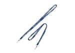 Polyester Breakaway Custom Tubular Lanyards 920x15mm With Id Card Holder