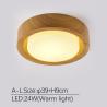 Buy cheap Wooden Round Ceiling Lights For Bedroom Iron Surface Mounted Rooms Lighting（WH-WA-28） from wholesalers